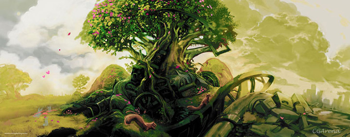 Как рисовалось «Райское дерево Хлама» *