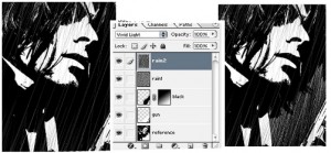 Учимся работать в Photoshop: картинка в стиле SinCity