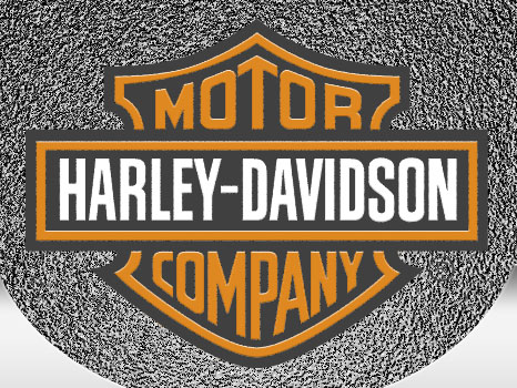 Обои с логотипом «Harley Davidson» *