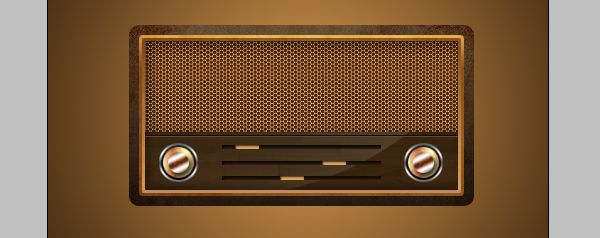 Дизайн иконки Старинного Радио
