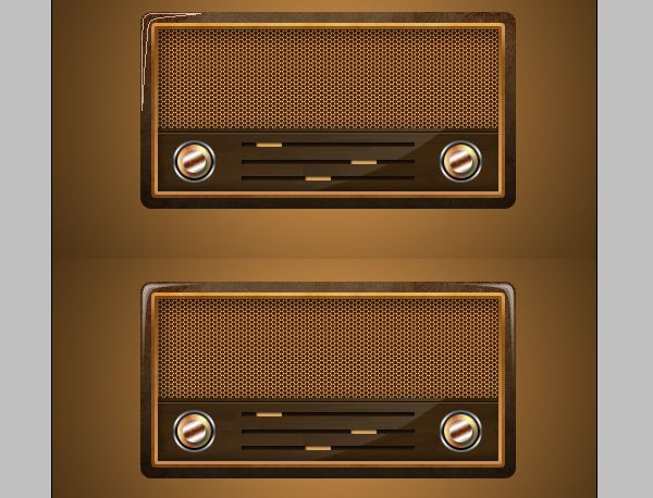Дизайн иконки Старинного Радио