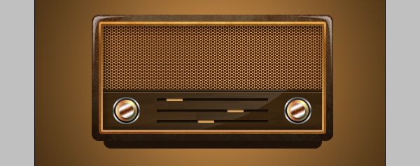 Дизайн иконки Старинного Радио