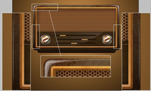 Дизайн иконки Старинного Радио
