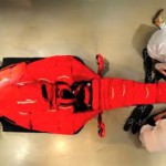 Awesome Ferrari F1 Car Made Out of Clothes 5 ‣ Маркетер